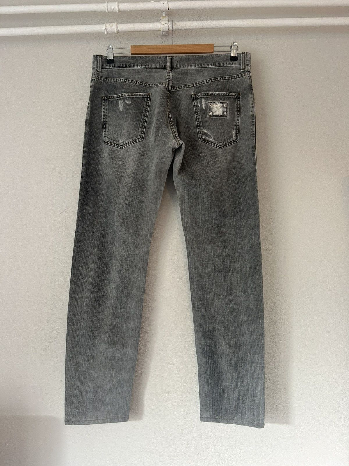 Dolce & Gabbana Grey Distressed Jeans Size US 36 / EU 52 - 3 Thumbnail