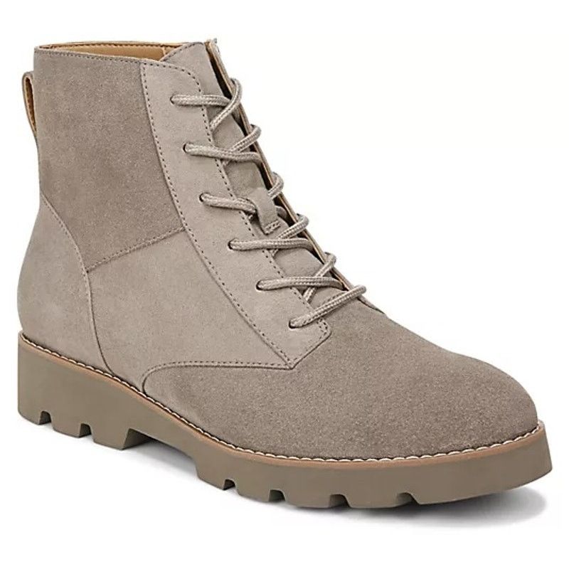 Vionic Vionic Larson Wide Water Repellent Suede Lace-Up Ankle Boots Size US 7.5 / IT 37.5 - 1 Thumbnail