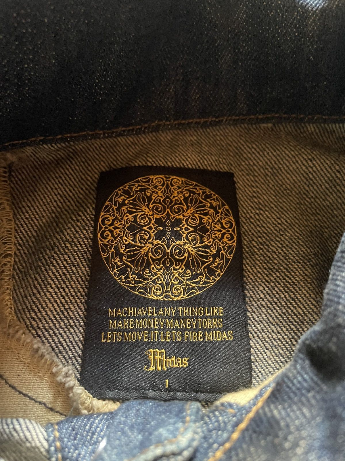 Japanese Brand Midas Boro Denim Jacket Size US S / EU 44-46 / 1 - 6 Thumbnail