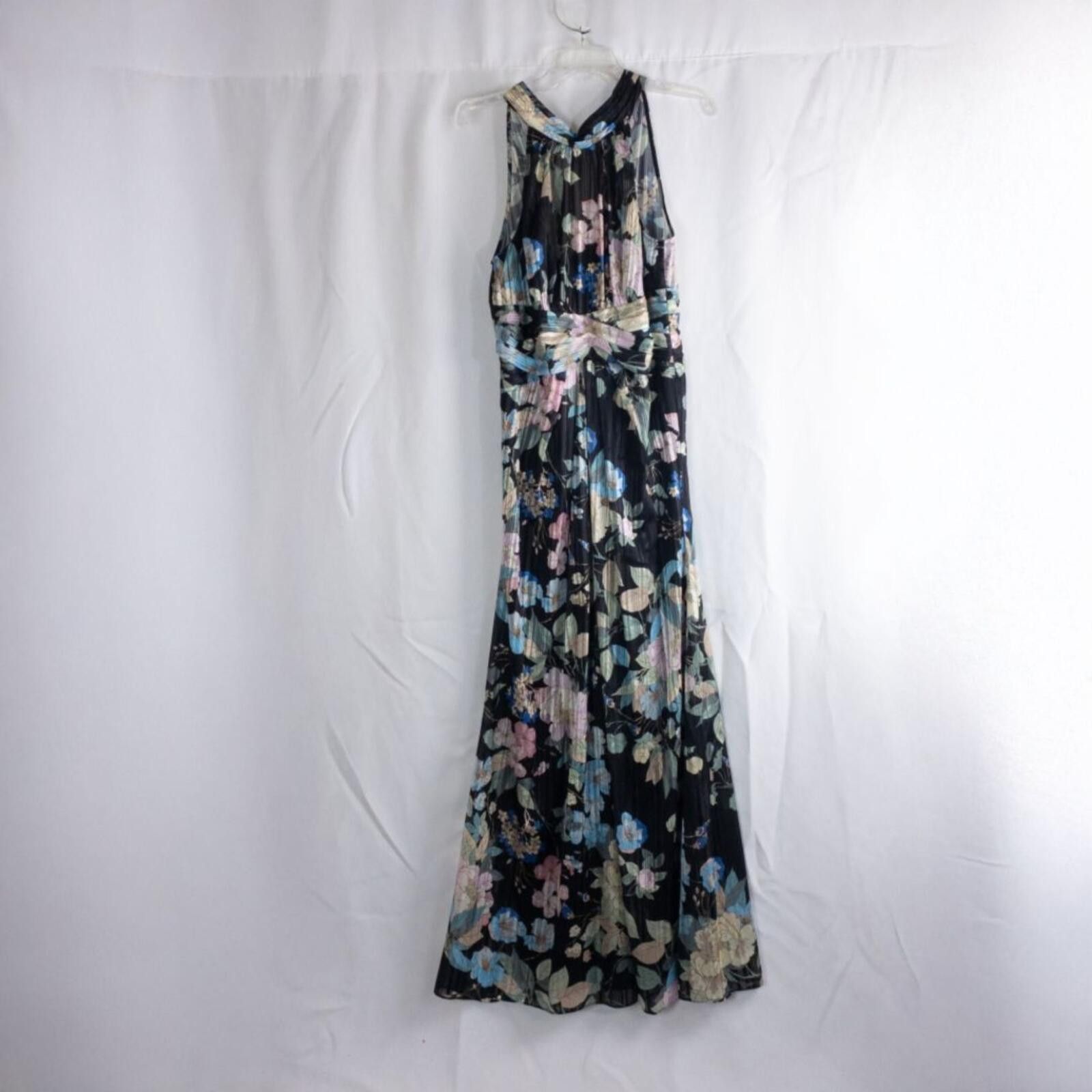 Other Adrianna Papell Black Floral Dress Womens 8 Medium Size M / US 6-8 / IT 42-44 - 1 Thumbnail