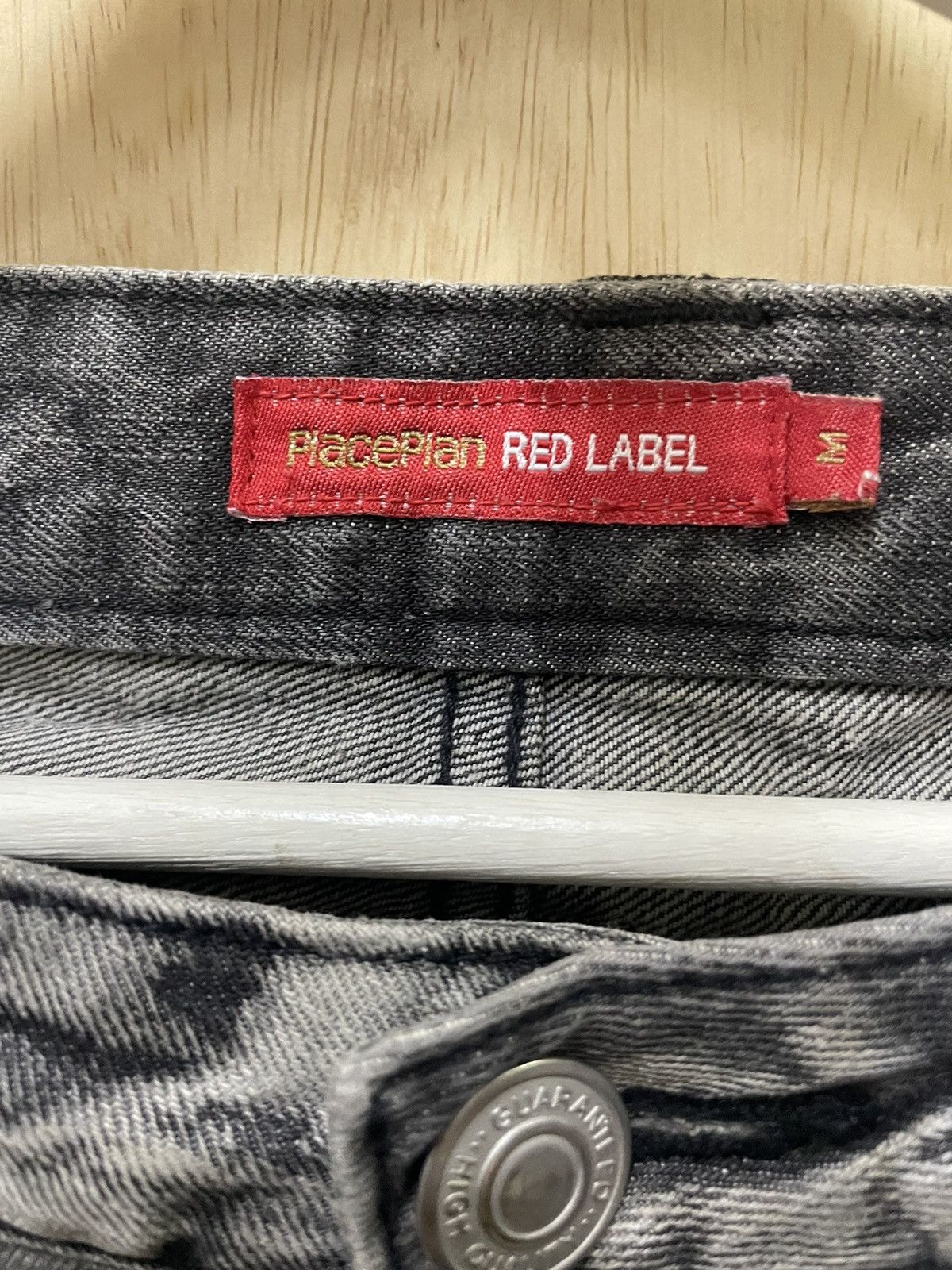 Vintage Placeplan RED LABEL Distressed Jeans Size US 32 / EU 48 - 5 Thumbnail