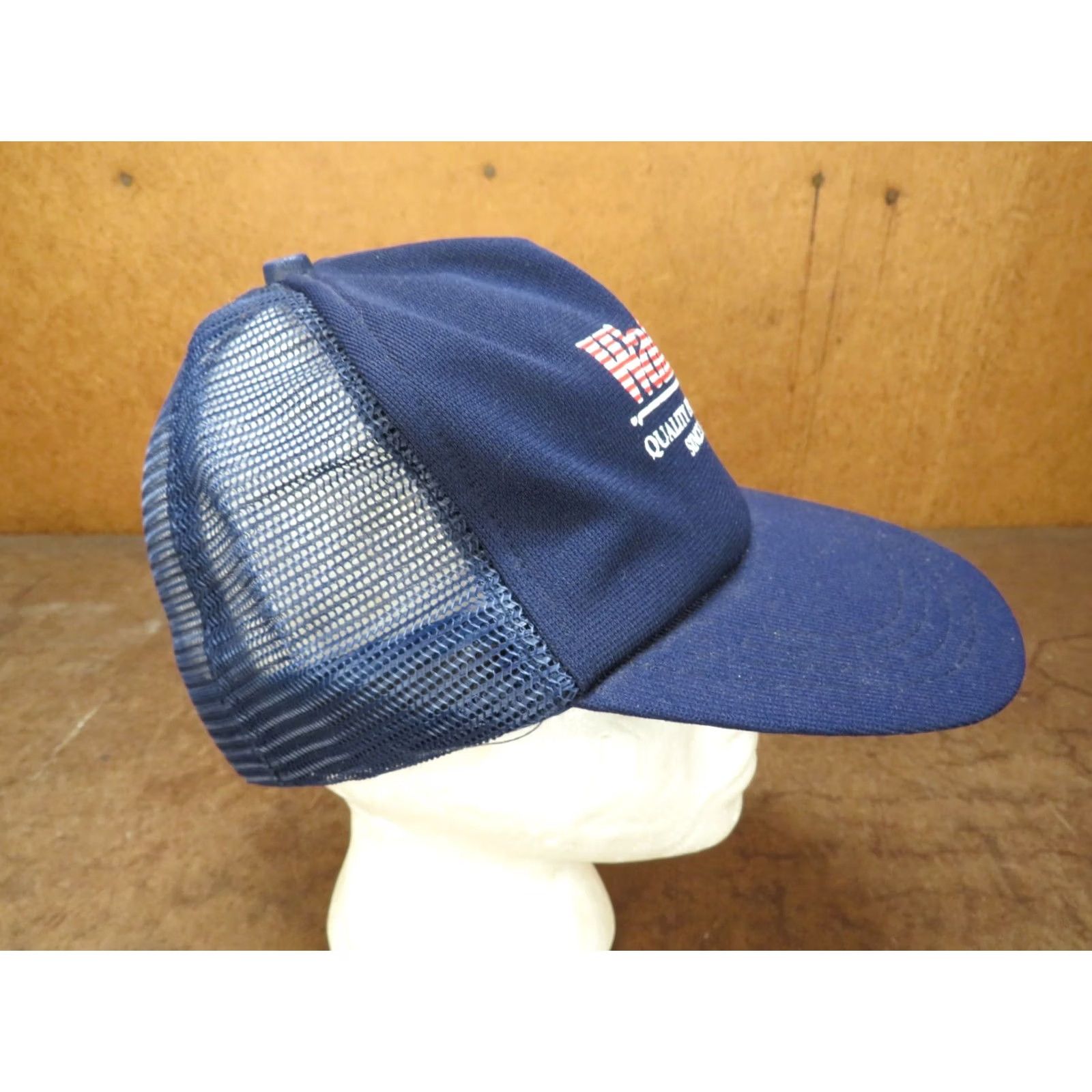 Vintage VINTAGE Hat Cap Red White Blue USA made Watkins products Adjustable Mens Size ONE SIZE - 4 Thumbnail