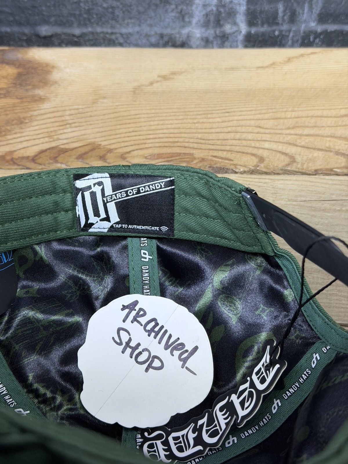 Other DANDY HATS 10 Year Anniversary GREEN / WHITE Snapback Size ONE SIZE - 6 Thumbnail