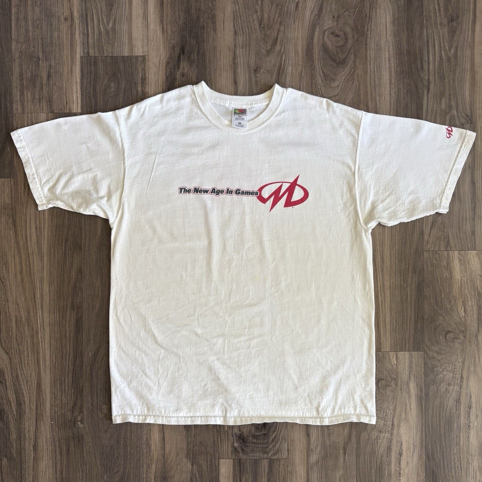 Vintage Vintage Midway Video Game Promo T-Shirt Size XL White 1990s Size US XL / EU 56 / 4 - 1 Thumbnail