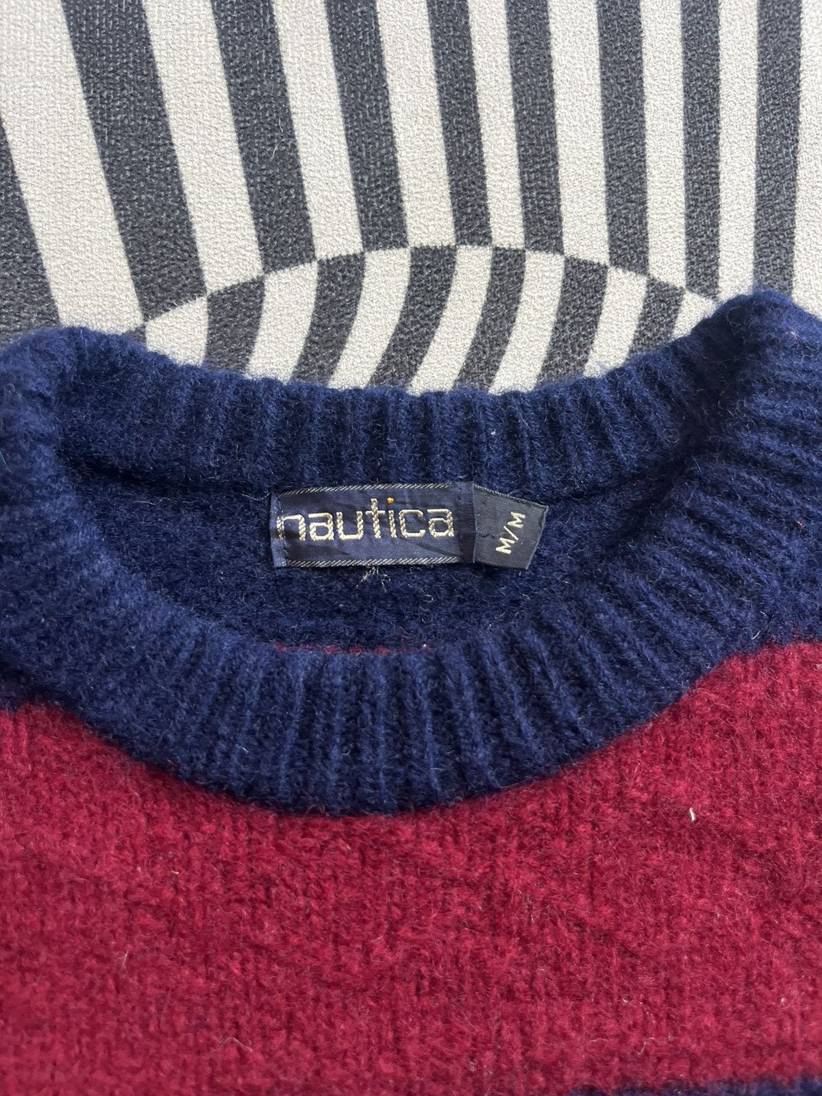 Nautica Vintage NAUTICA PURE New WOOL Sweater 90’s-00’s Shirt Size US M / EU 48-50 / 2 - 5 Thumbnail