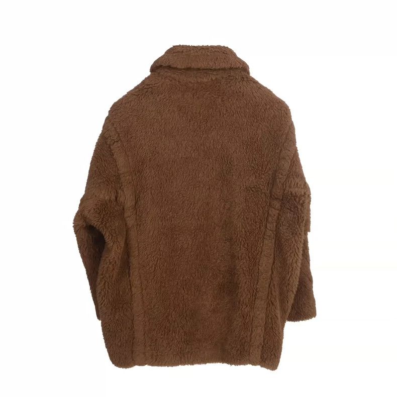 Max Mara Max Mara Plush mulberry silk alpaca wool sheep coat Size XXS / US 00 / IT 34 - 2 Thumbnail