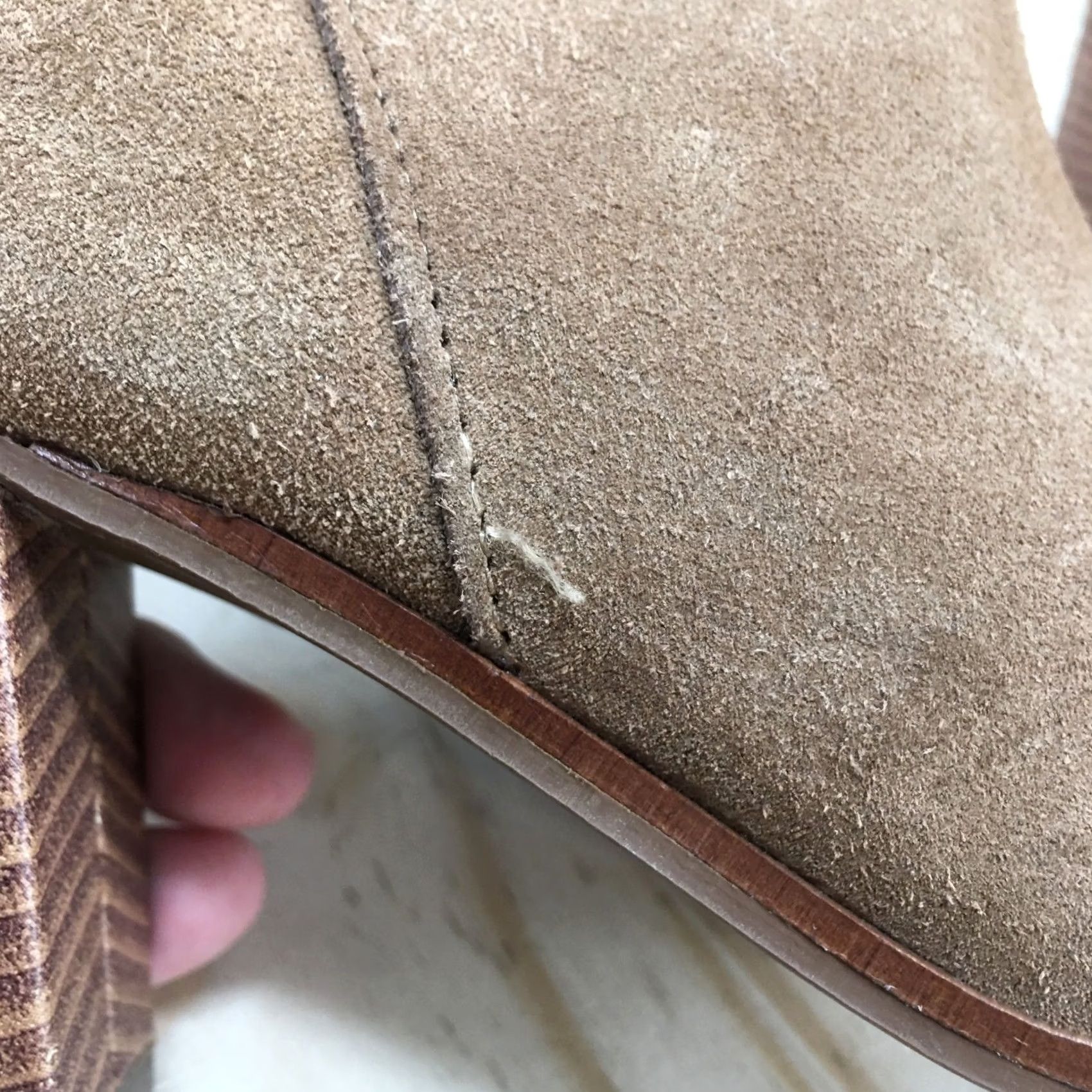 Toms TOMS Boots Womens 5 Lunata Ankle Bootie Tan Side Zip Casual Block Heel Comfort Breathable Suede All Season Solid Brown 10013036 Mens Womens Boys Girls Size US 5 / IT 35 - 5 Thumbnail