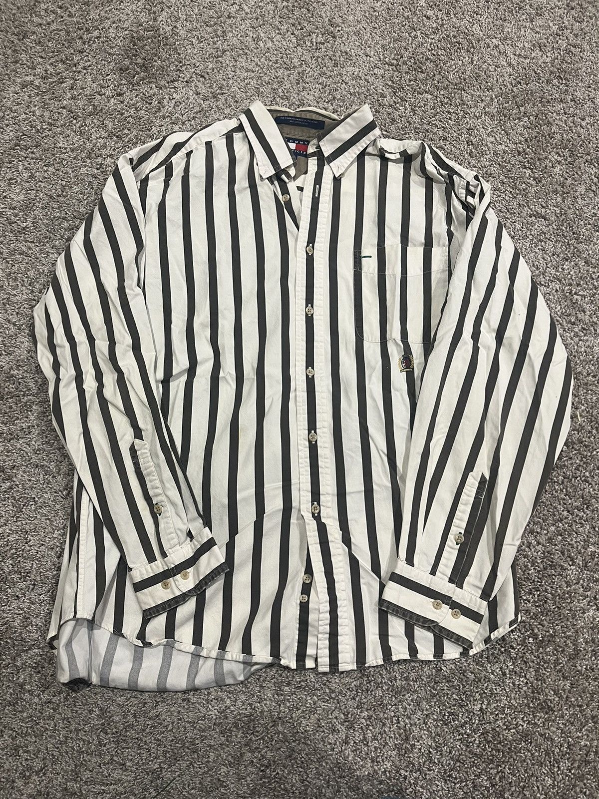 Tommy Hilfiger × Vintage Tommy Hilfiger Button up Shirt Size US L / EU 52-54 / 3 - 1 Thumbnail