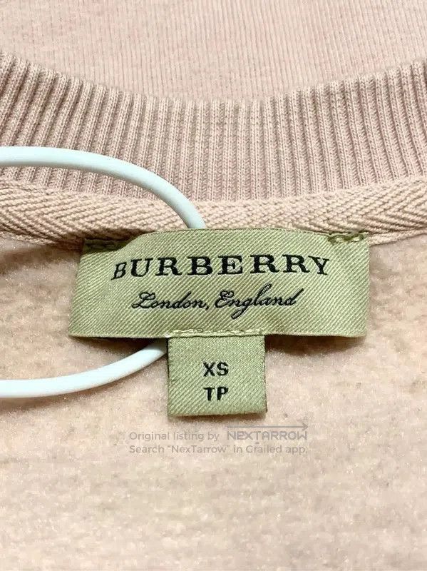 Burberry Burberry Pink Cotton Sweatshirt for Women. Size XS / US 0-2 / IT 36-38 - 5 Thumbnail