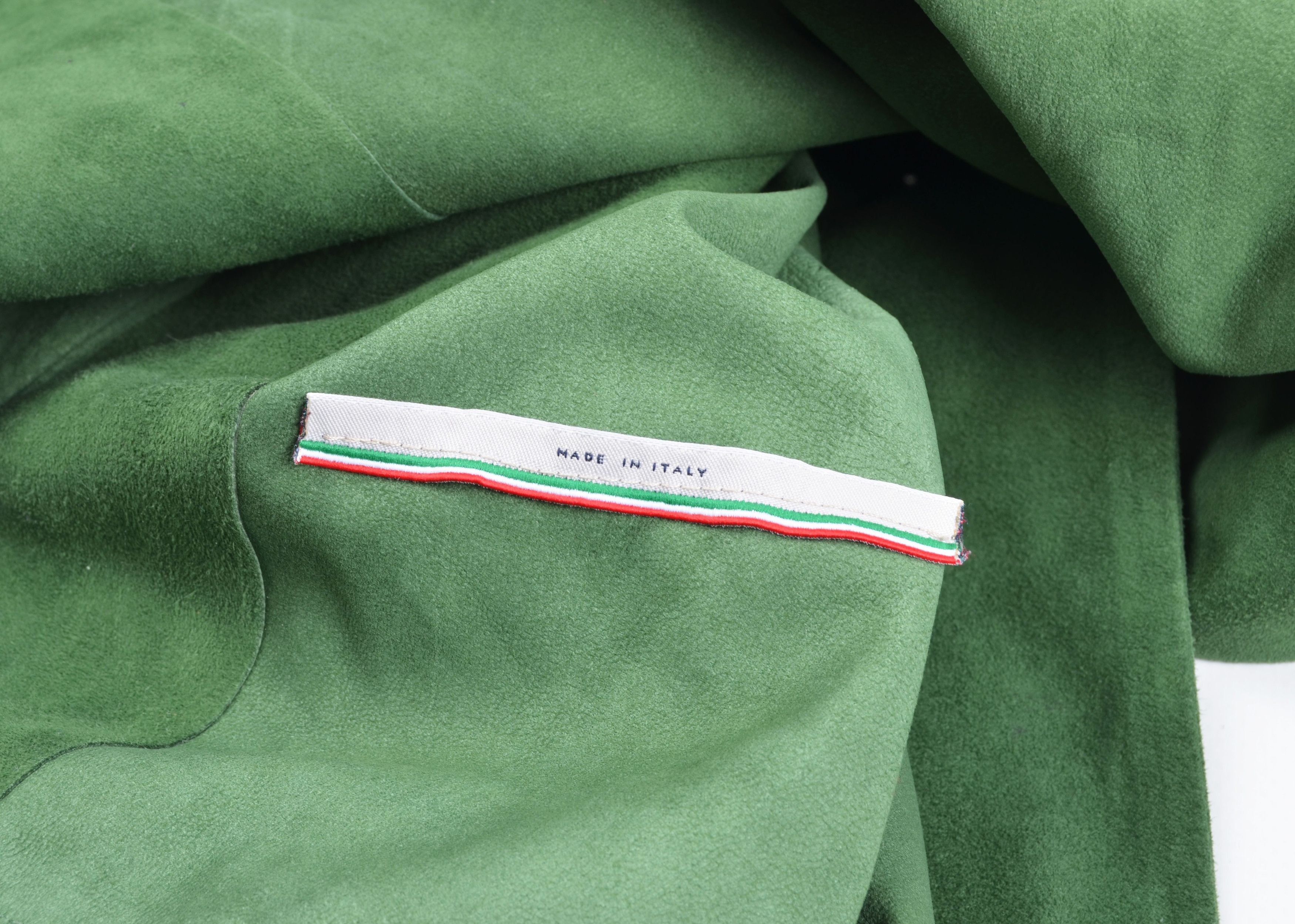 Herno Herno Lamb Leather Green Long Sleeve Coat Size M / US 6-8 / IT 42-44 - 8 Thumbnail
