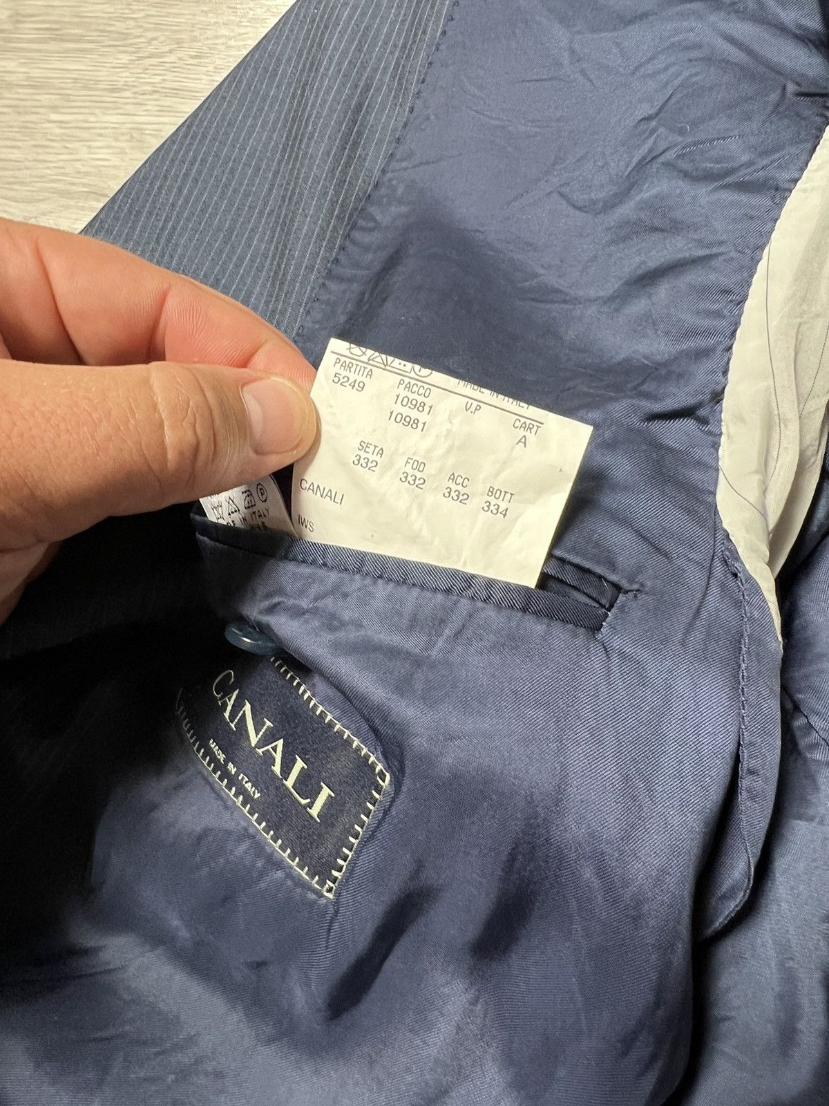 Canali Canali Wool Striped Blazer Size 56R / 46R Size 46R - 13 Thumbnail