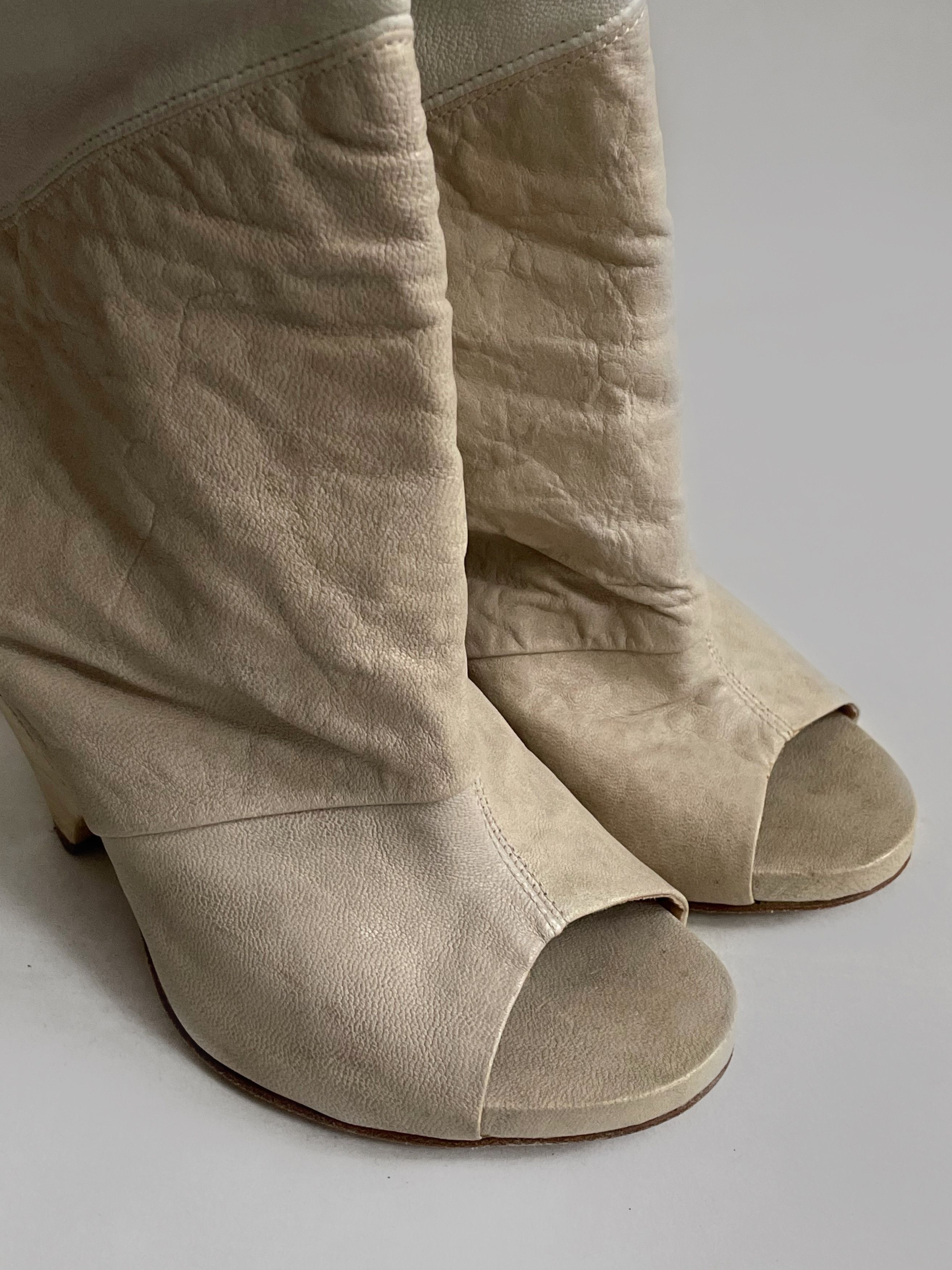 Cinzia Araia Vintage Cinzia Aria Avant-garde leather platform shoes Size US 6.5 / IT 36.5 - 3 Thumbnail