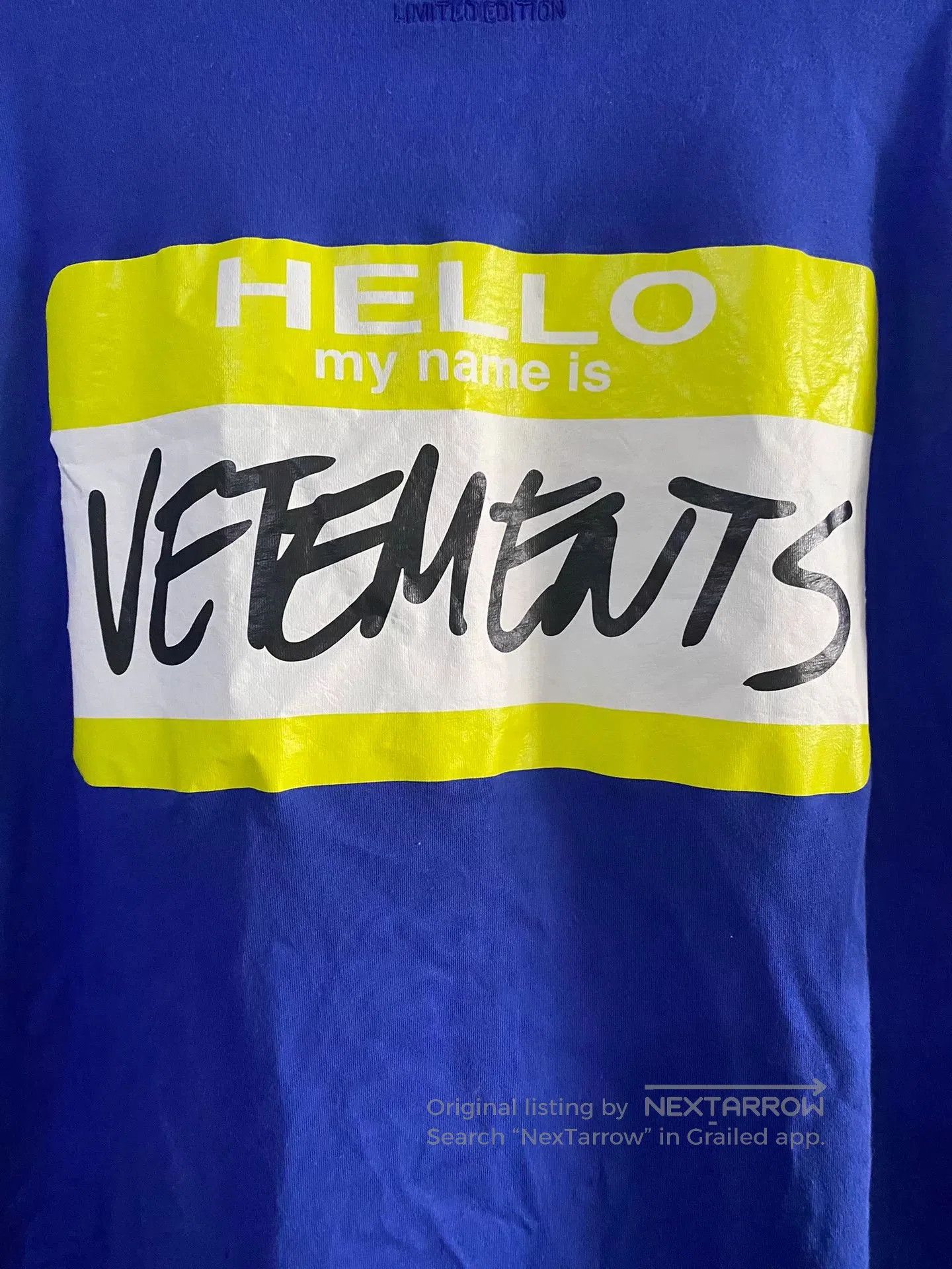 Vetements vetements signature short sleeve t. Size US XS / EU 42 / 0 - 3 Thumbnail