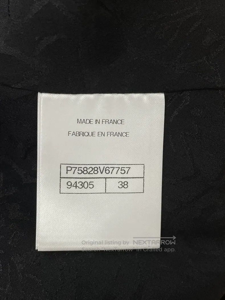 Chanel Chanel Black cake lotus leaf double C dark pattern printed Size 25" / US 0 / IT 36 - 4 Thumbnail