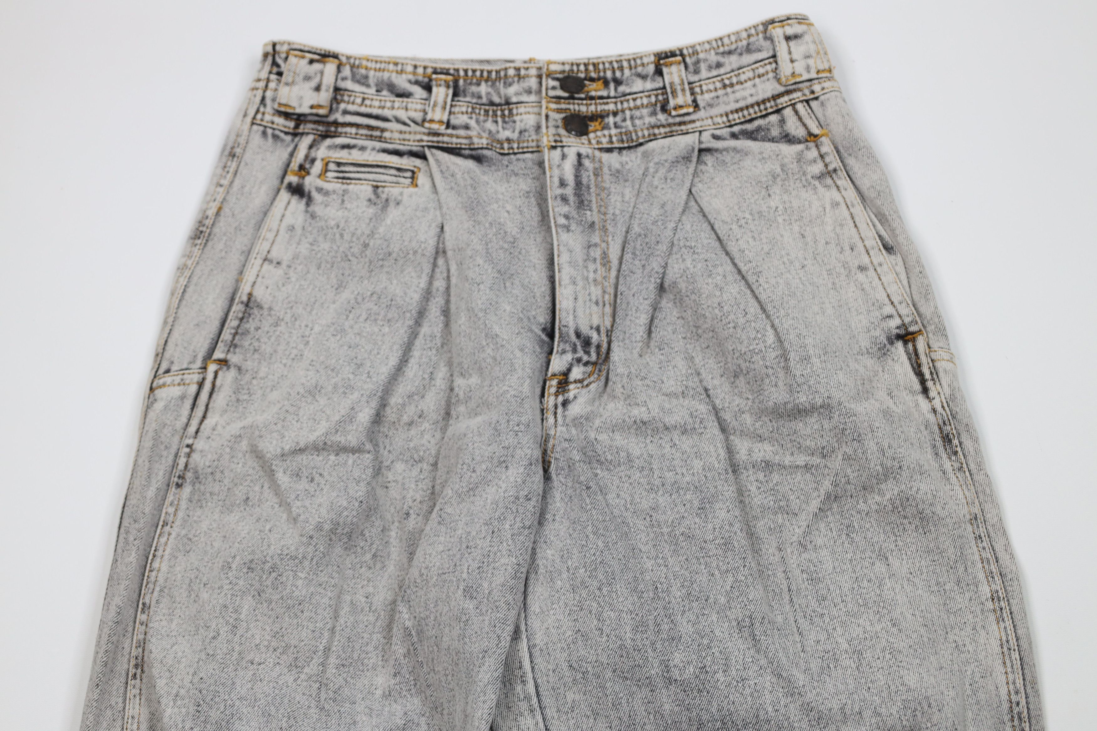 Vintage Vintage 80s 90s Streetwear Acid Wash Tapered Leg Cargo Jeans Size US 30 / EU 46 - 2 Thumbnail