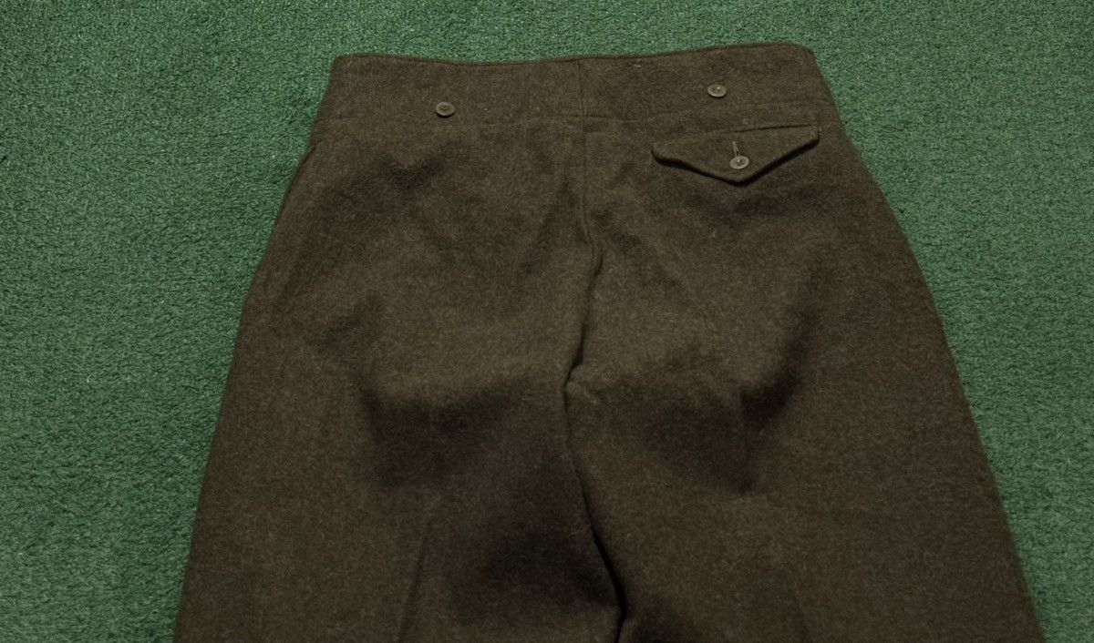 Vintage British Army Military Wool Pants 1946 Vintage Rare Tweed Size US 38 / EU 54 - 4 Thumbnail