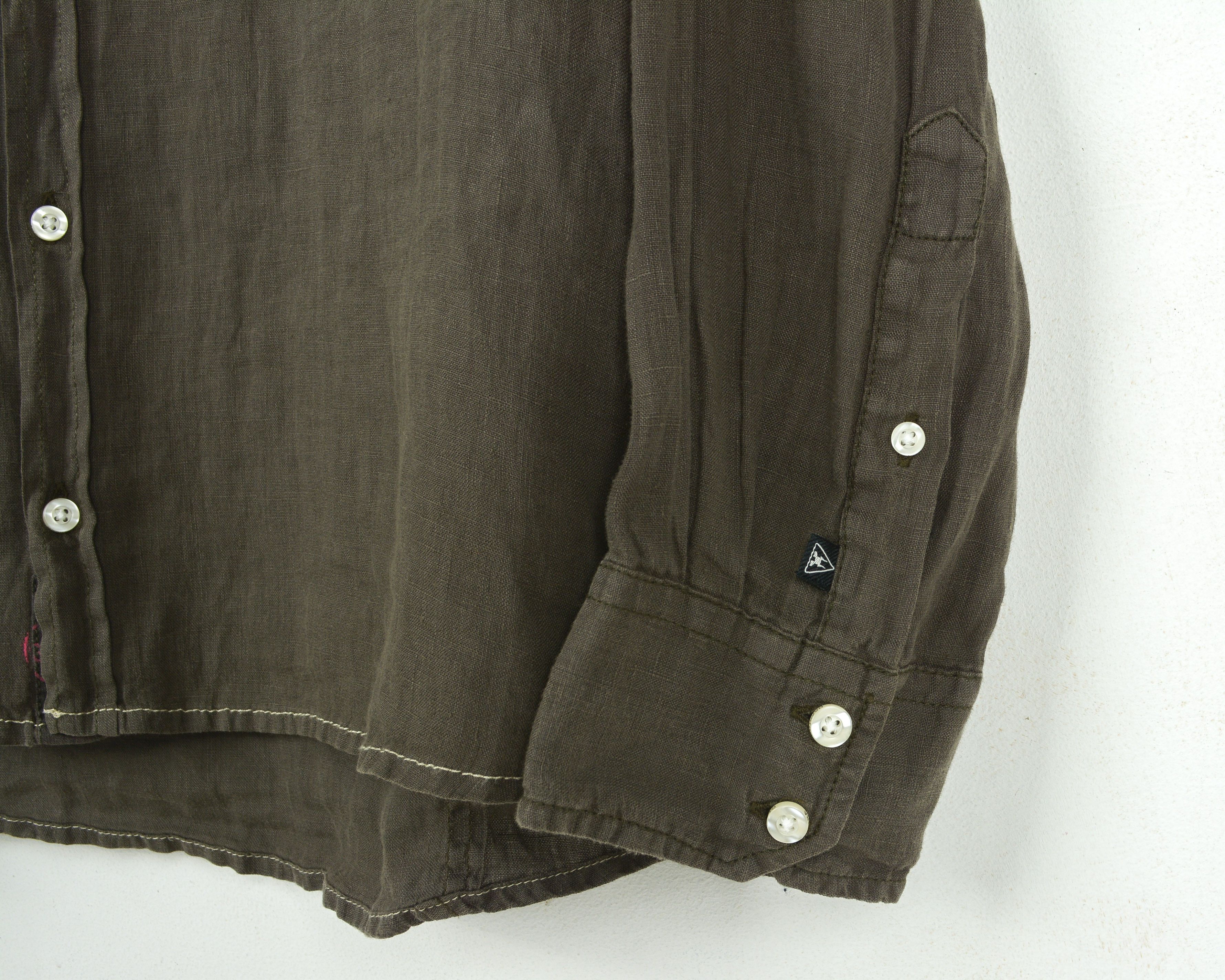 Other GAASTRA Linen Shirt Button Up Long Sleeved Oxford Summer Size US XXL / EU 58 / 5 - 5 Thumbnail