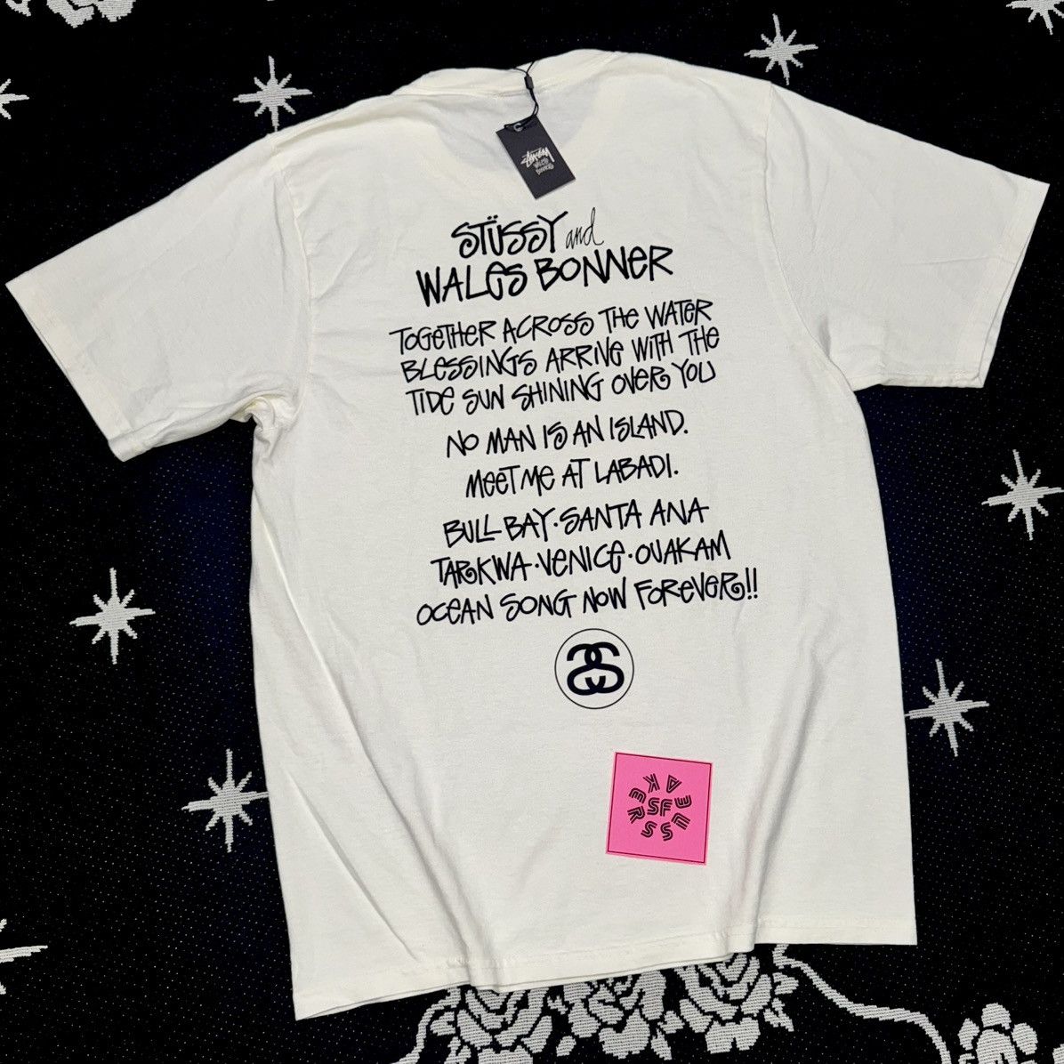 Stussy WALES BONNER OCEAN SONG TEE M Stussy Sport | Grailed