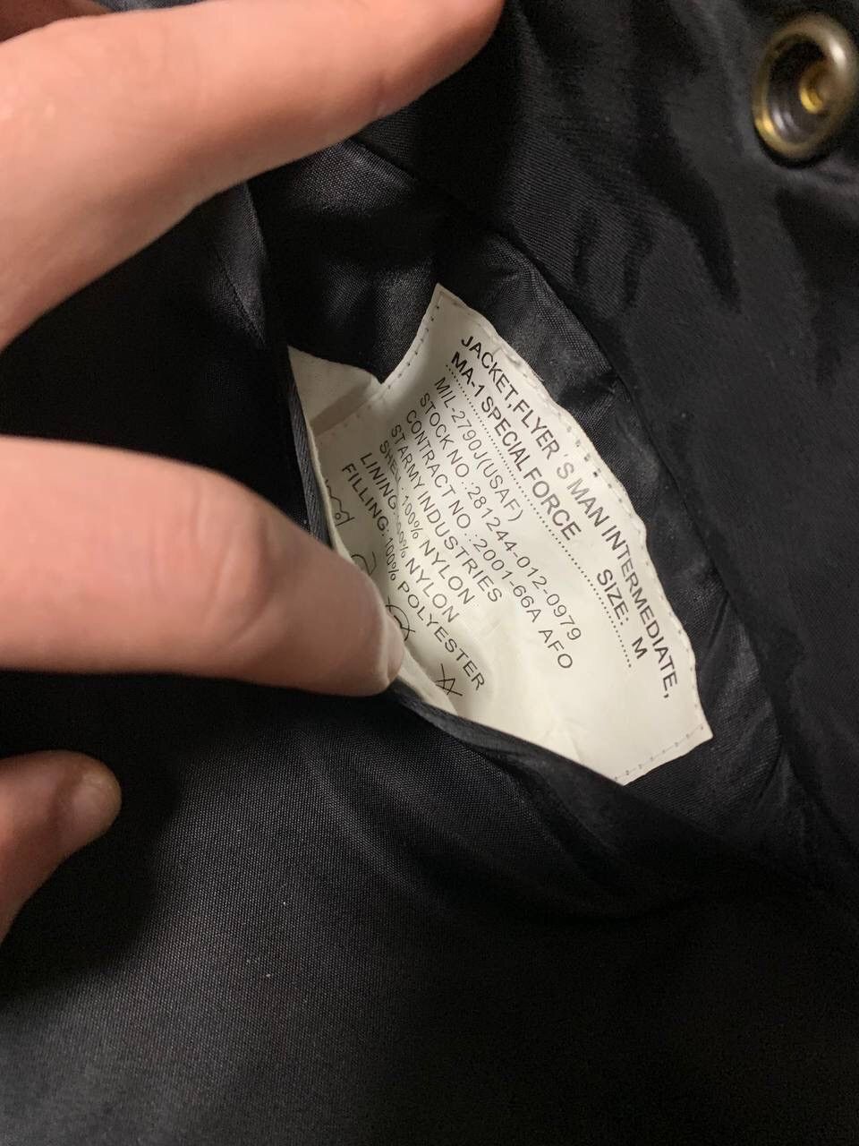 Other Vintage Delta Ind. “Aschau Pass Going” MA-1 Flyer Bomber Size US M / EU 48-50 / 2 - 10 Thumbnail