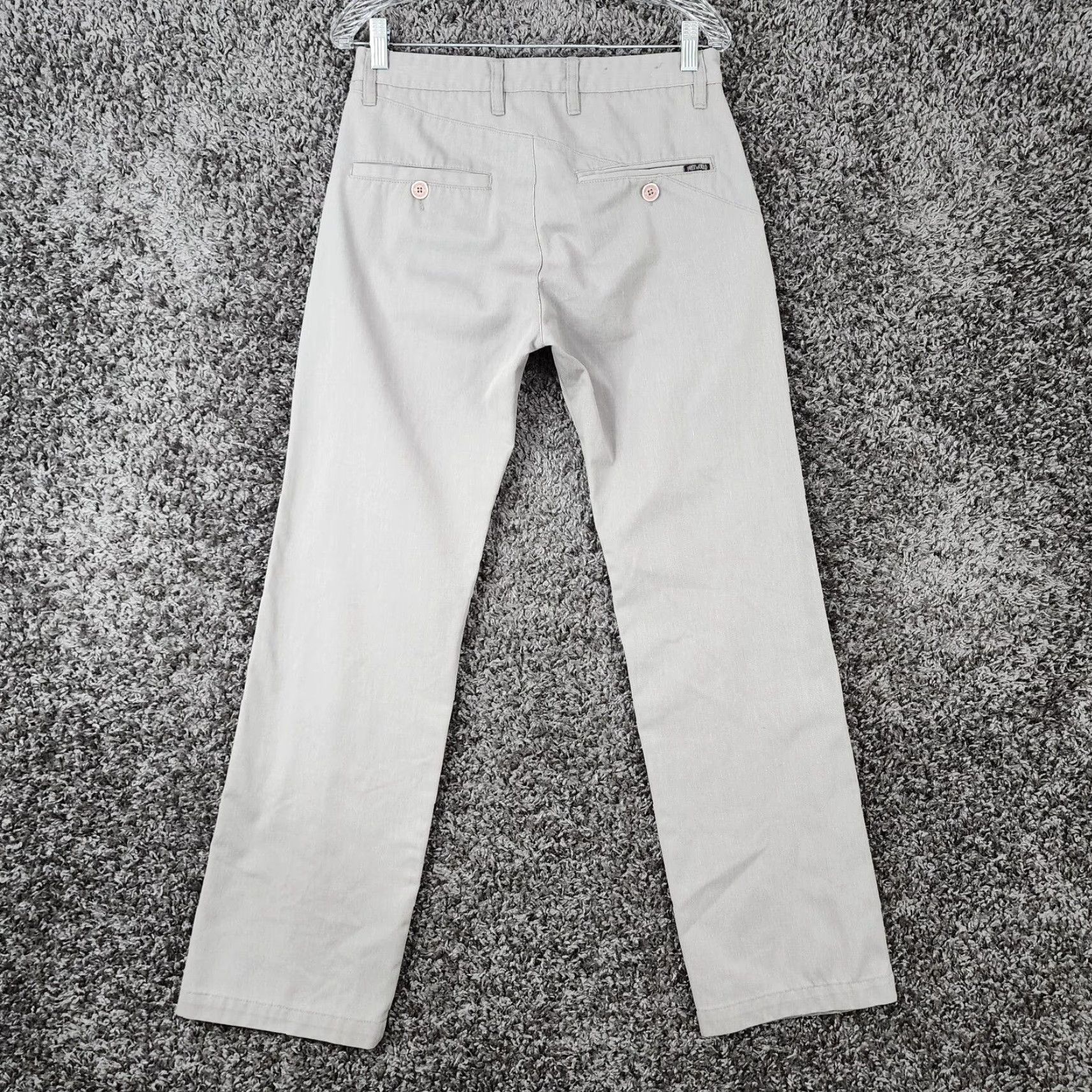 Vintage Free World Mens Gray Chino Pants Straight Leg Size 30 Size US 30 / EU 46 - 7 Thumbnail