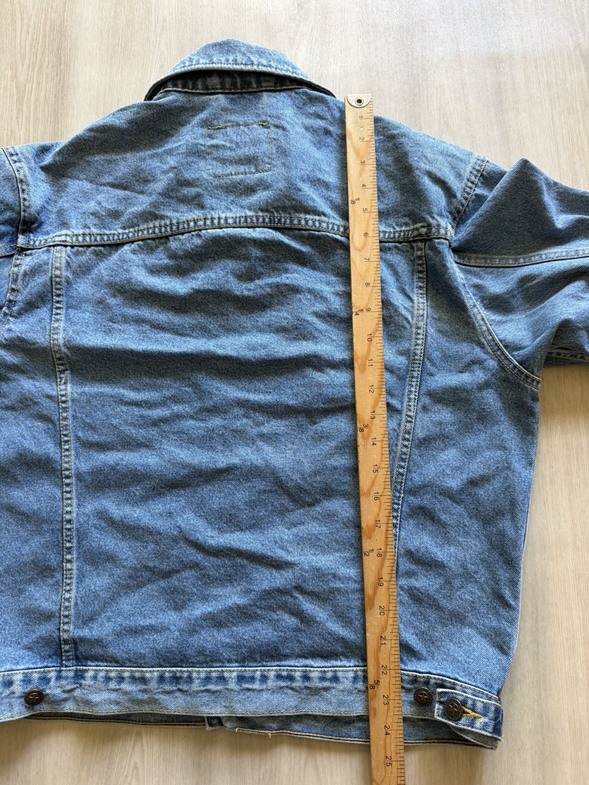 Faded Glory Vintage 90s Faded Glory Denim Trucker Sz M 100% Cotton l Size US M / EU 48-50 / 2 - 7 Thumbnail
