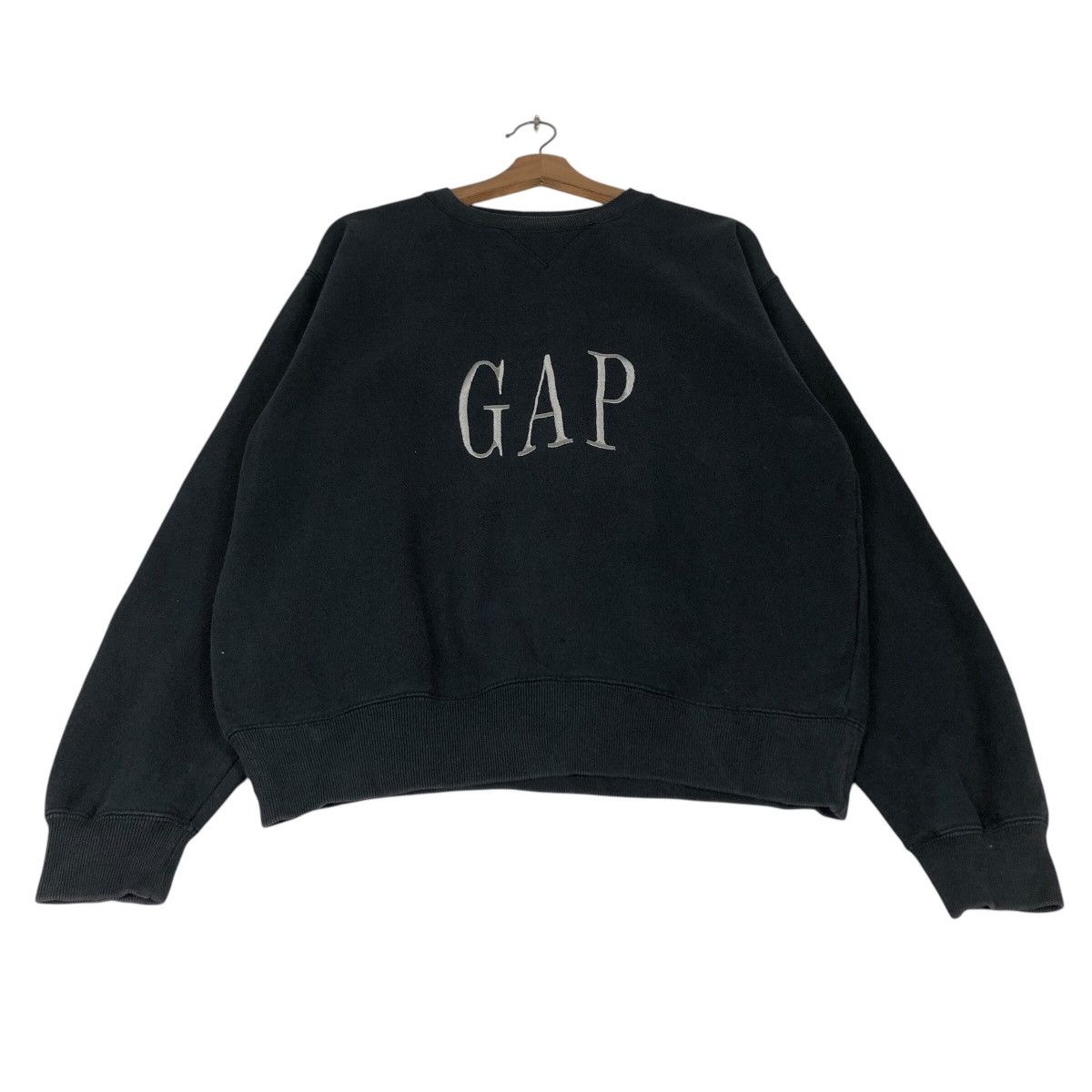 Japanese Brand 📌Vintage Sweatshirt Gap Big Logo Spell Out Embroidered Size US S / EU 44-46 / 1 - 3 Thumbnail