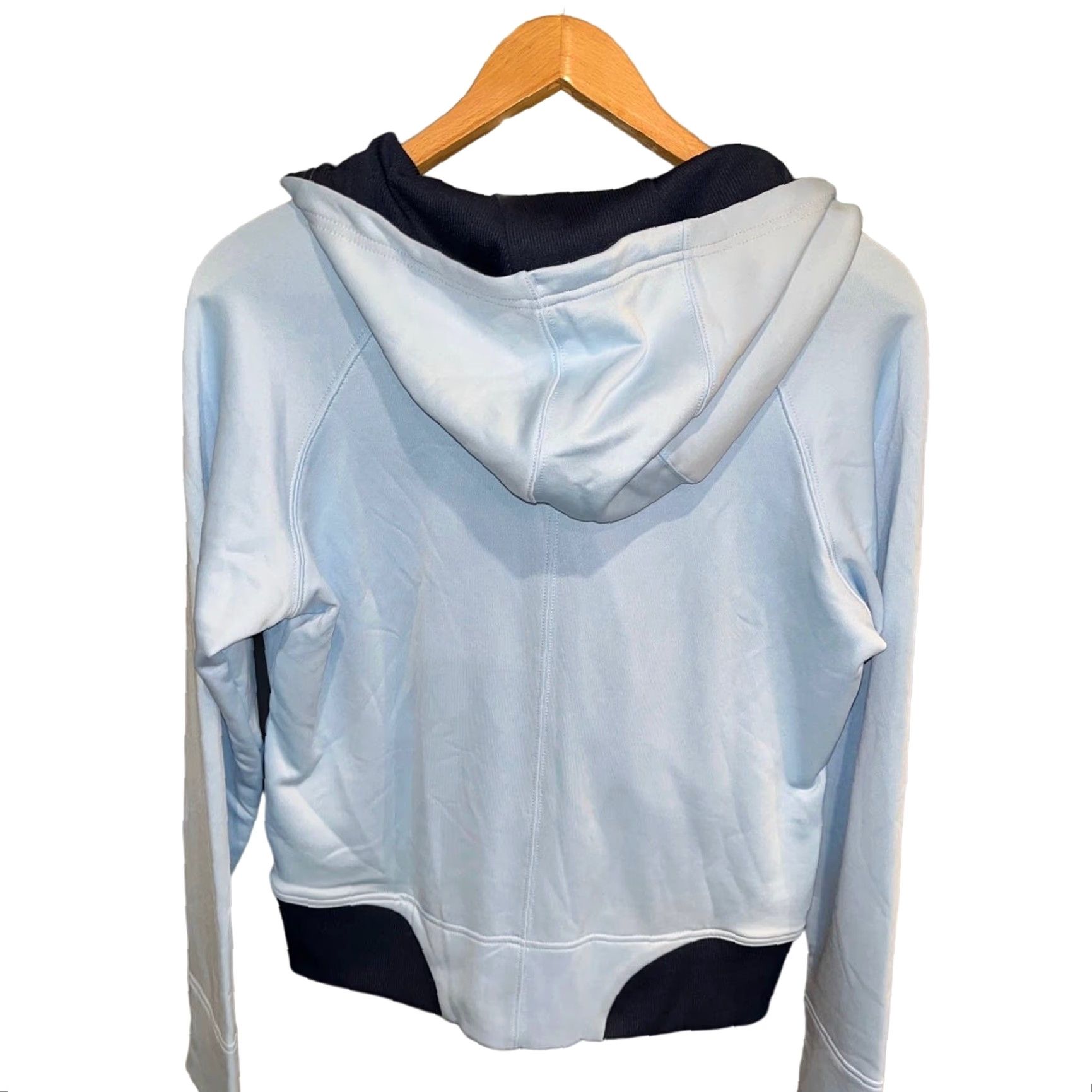 Nike Nike Dri Fit hoodie Jacket Womens LRG zip UP sweatshirt blue Nike Dri Fit athletic jacket Size L / US 10 / IT 46 - 2 Thumbnail