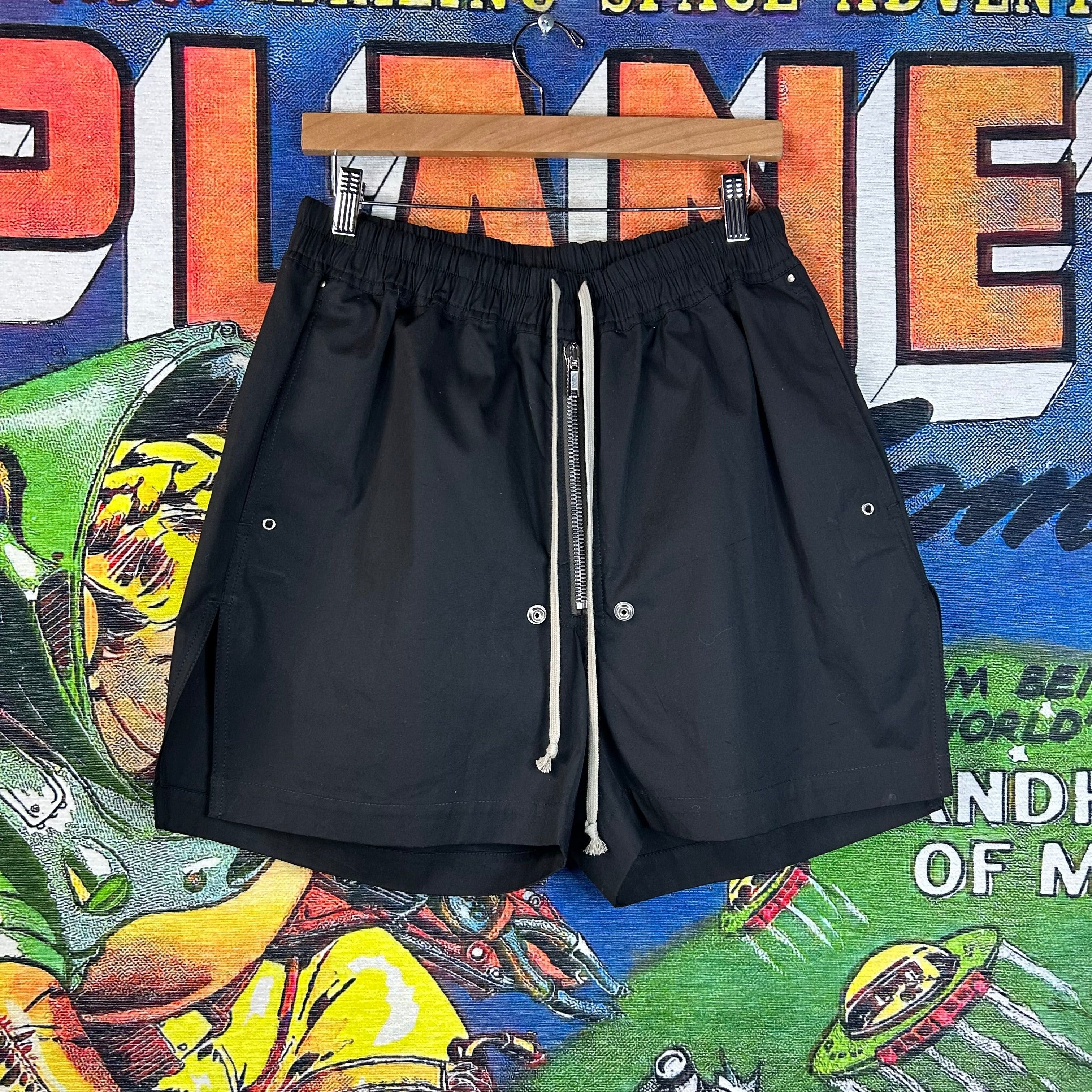 Rick Owens [NEW] FW22 Teal Velvet Bela Boxer Shorts | Grailed