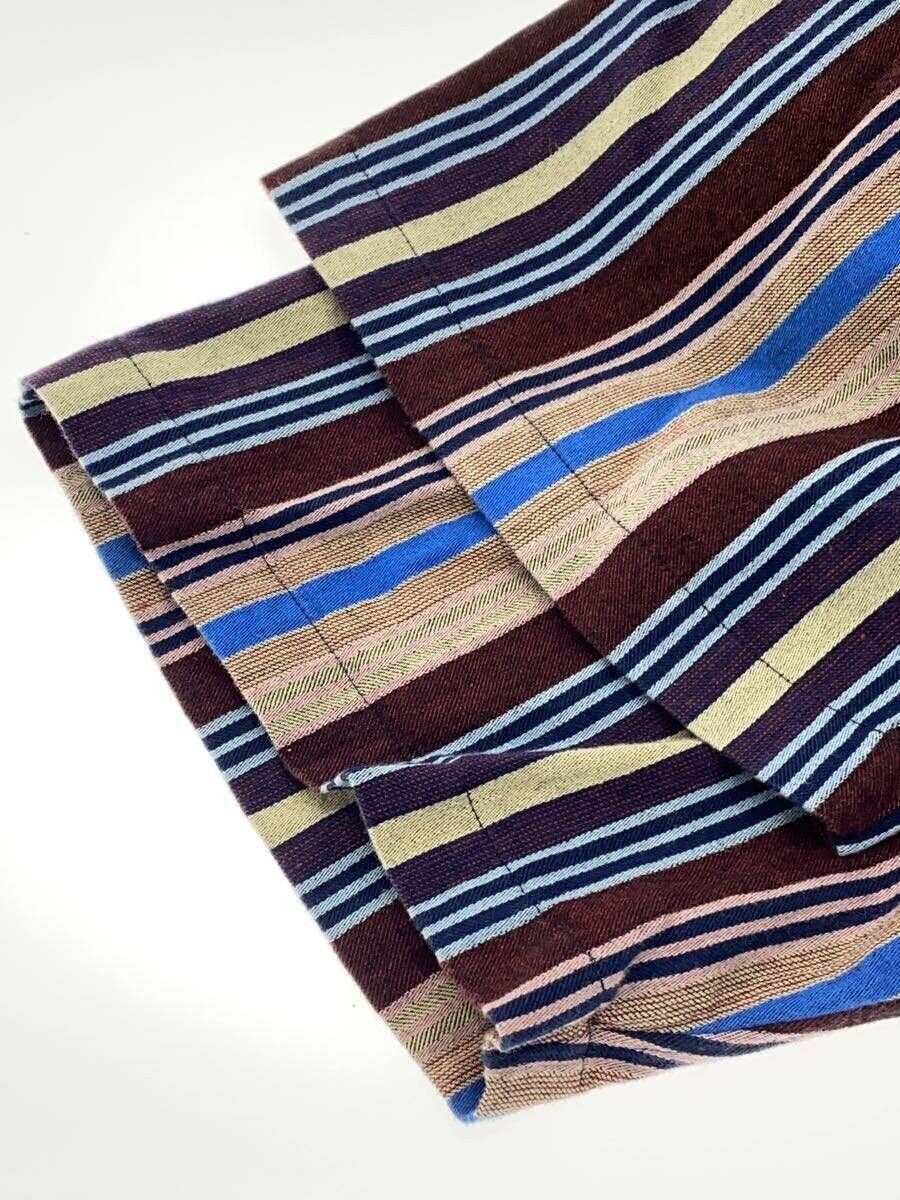 Comme des Garcons × Comme des Garcons Homme Striped Short Sleeve Button Shirt Size US L / EU 52-54 / 3 - 3 Thumbnail