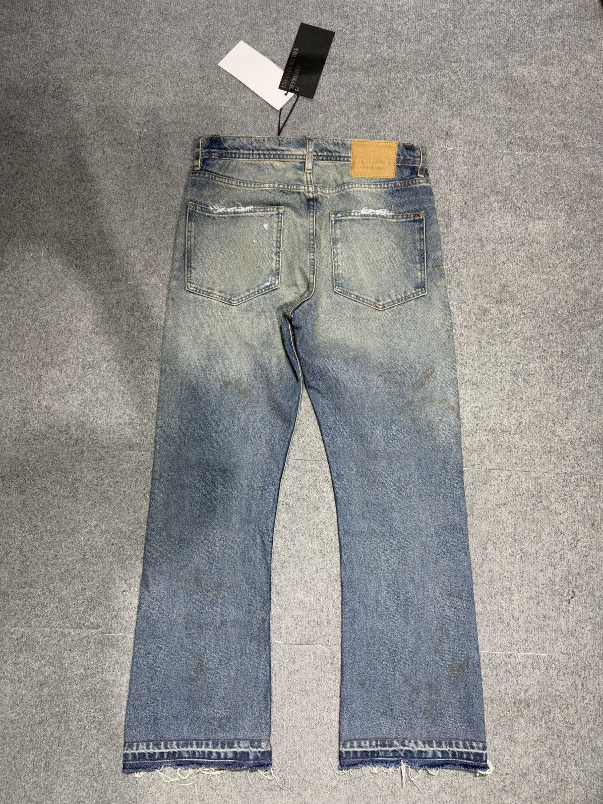 Enfants Riches Deprimes ERD - Hit & Run Straight- Appliquéd Distressed Jeans Size US 34 / EU 50 - 11 Thumbnail