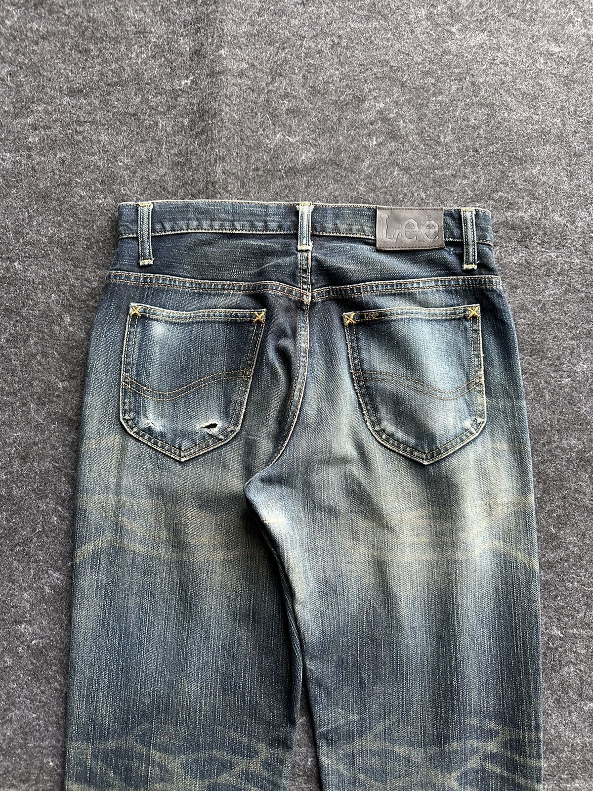 Lee Lee Riders Stone Washed Vintage Denim 29x32 D413 Size US 29 - 5 Thumbnail