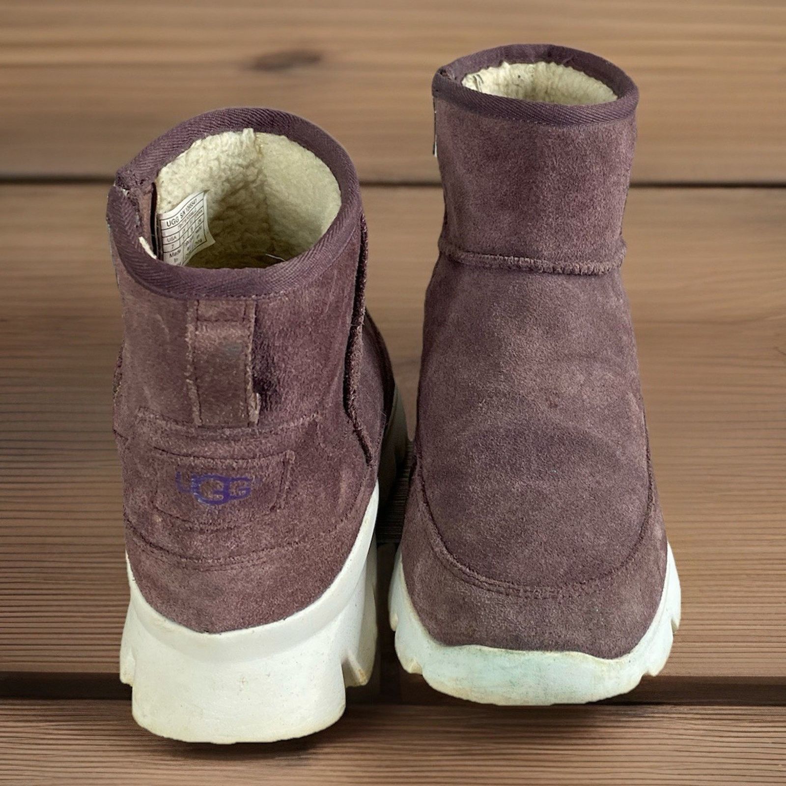Ugg UGG Purple PALOMAR WATERPROOF SUEDE SNOW SNEAKERS BOOTS -7 Size US 7 / IT 37 - 2 Thumbnail