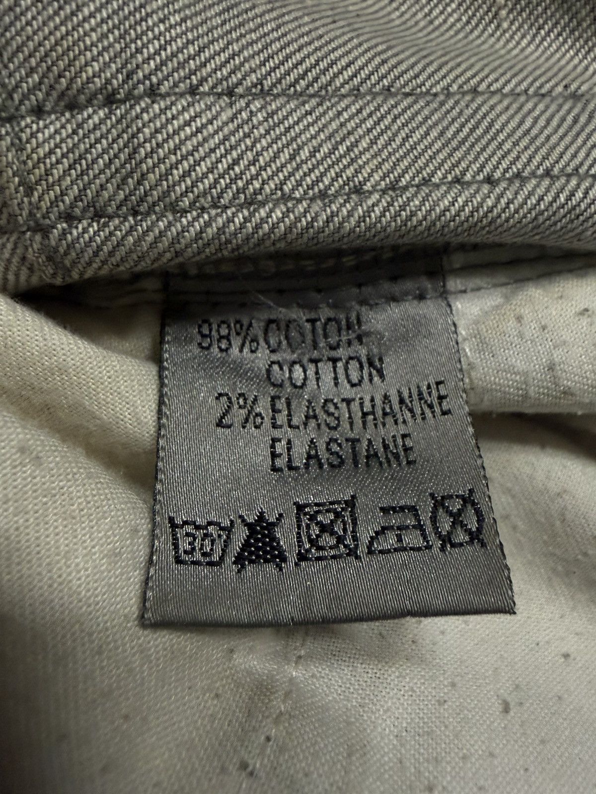 Dior SS08 Dior Homme by Kris Van Assche Grey Denim Size US 29 - 9 Thumbnail