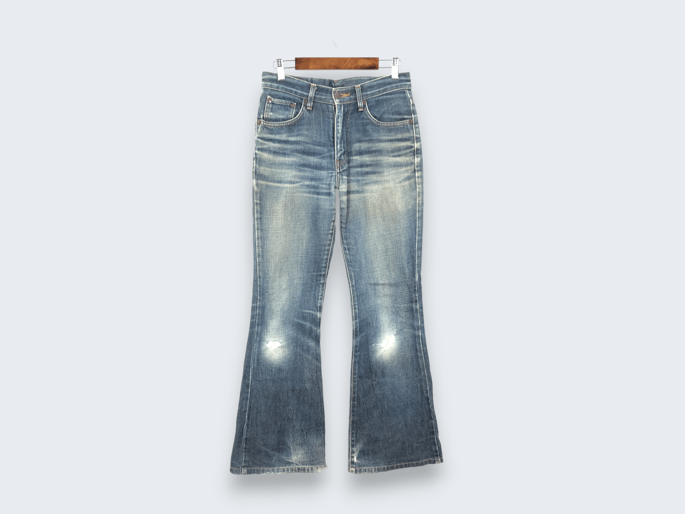 Edwin × Vintage 29 x 30 Vintage Edwin Flare Jeans L1357 Size US 29 - 1 Thumbnail