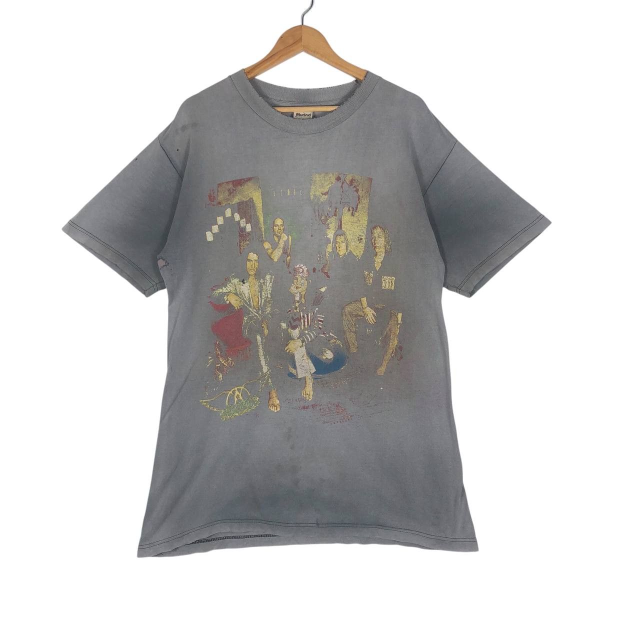 Band Tees × Vintage Vintage Band Aero Smith"Rine Lives World Tour" Men t-shirt Size US L / EU 52-54 / 3 - 1 Thumbnail