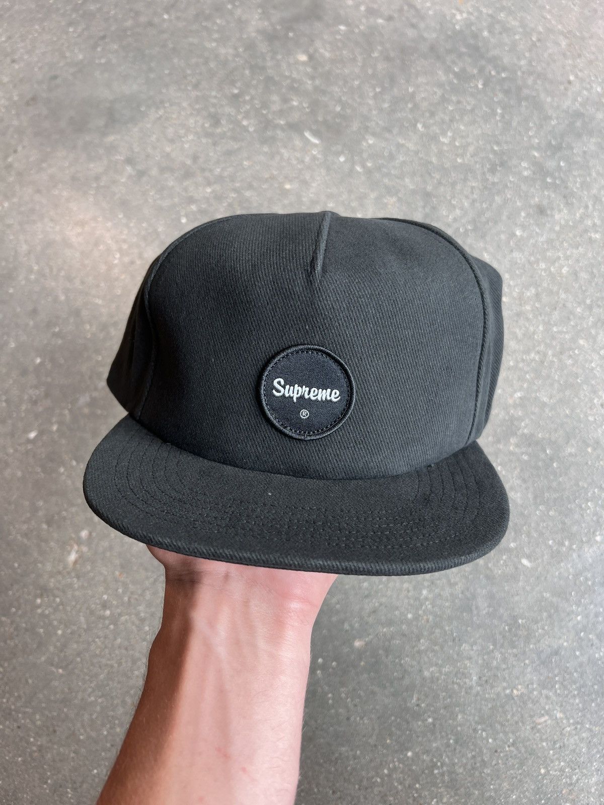 Supreme Twill Patch 5-Panel (SS24) - $48