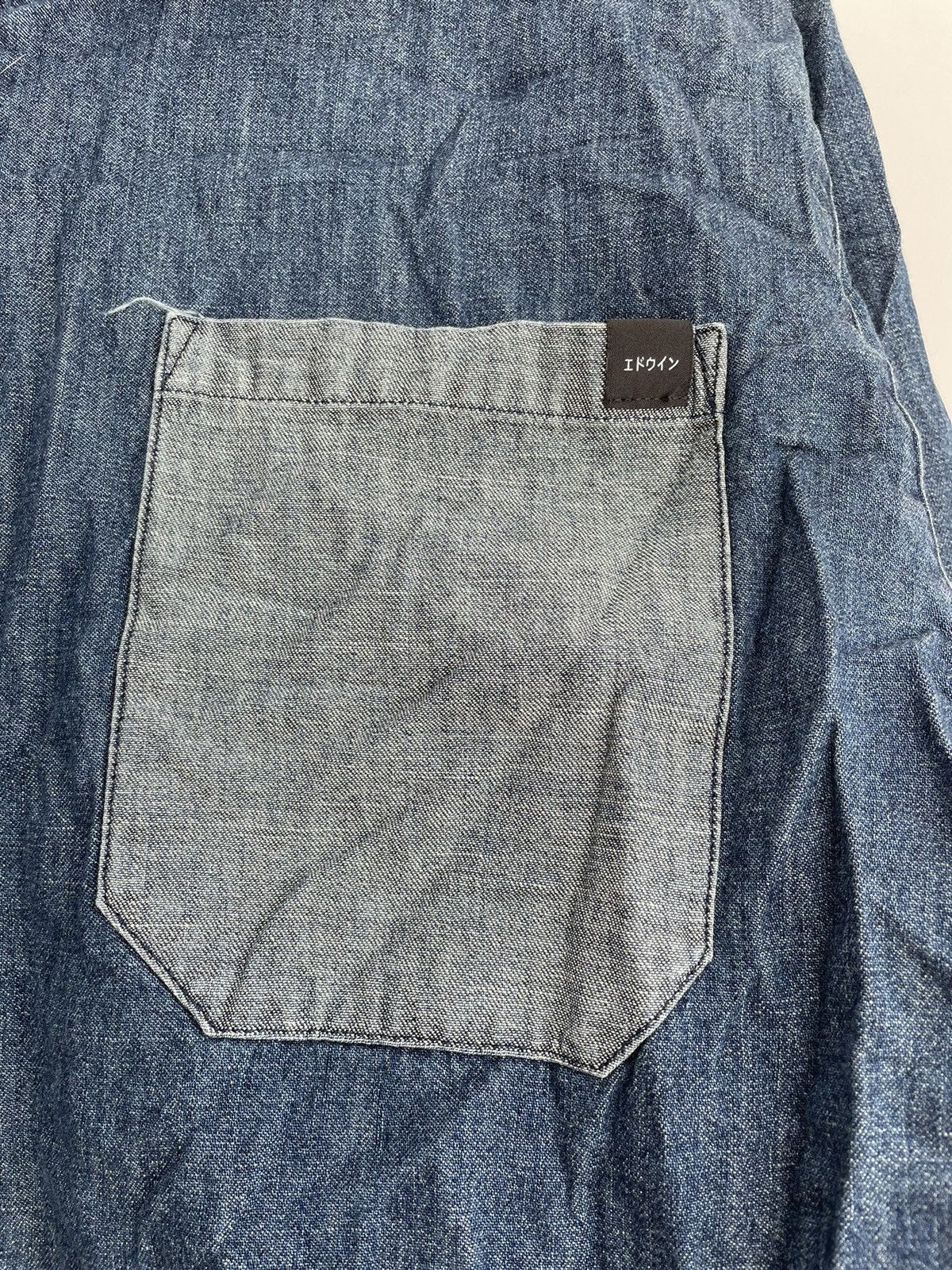 Edwin × Japanese Brand Edwin Denim Demo Zip Shirt Size US XL / EU 56 / 4 - 5 Thumbnail