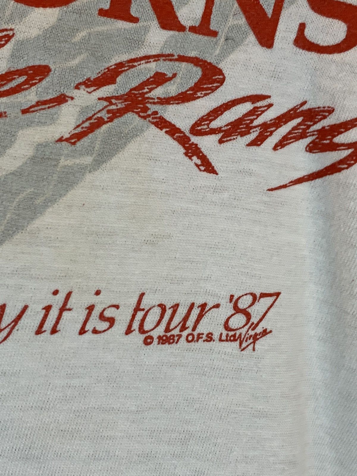 Band Tees RARE* Vintage 80’s Bruce Hornsby Way It Is Tour Shirt Virgin Size US XL / EU 56 / 4 - 8 Thumbnail