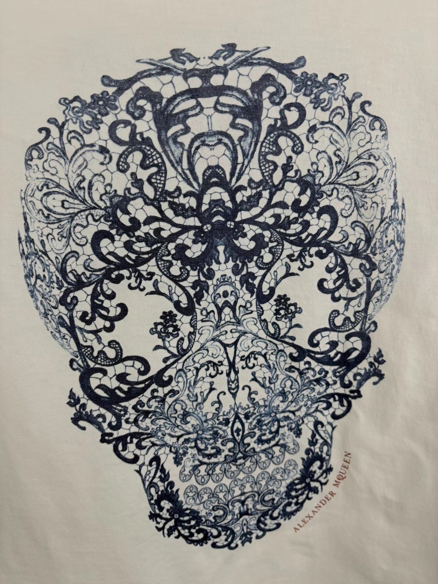 Alexander McQueen ALEXANDER MCQUEEN Skull Print Short Sleeve T-Shirt Size US XS / EU 42 / 0 - 3 Thumbnail