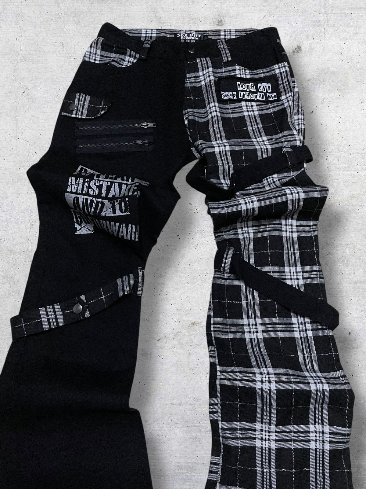 Hysteric Glamour VINTAGE SEX PORT JAPAN DESIGNER 90S BONDAGE PUNK DIVISION OG Size US 29 - 4 Thumbnail
