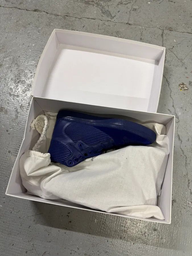 Balenciaga Balenciaga City Blue Monochrome Leather High Sneakers Size US 8 / EU 41 - 12 Thumbnail