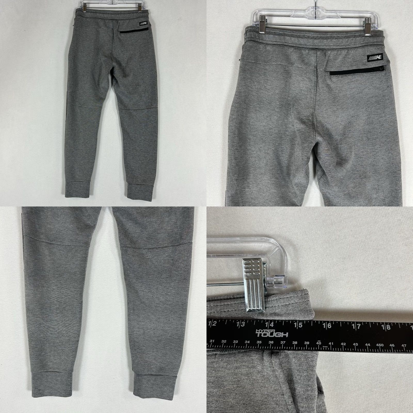 American Eagle Outfitters American Eagle Joggers Mens Small Gray Elastic Waist Drawstring Comfort Sports Size US 29 - 8 Thumbnail