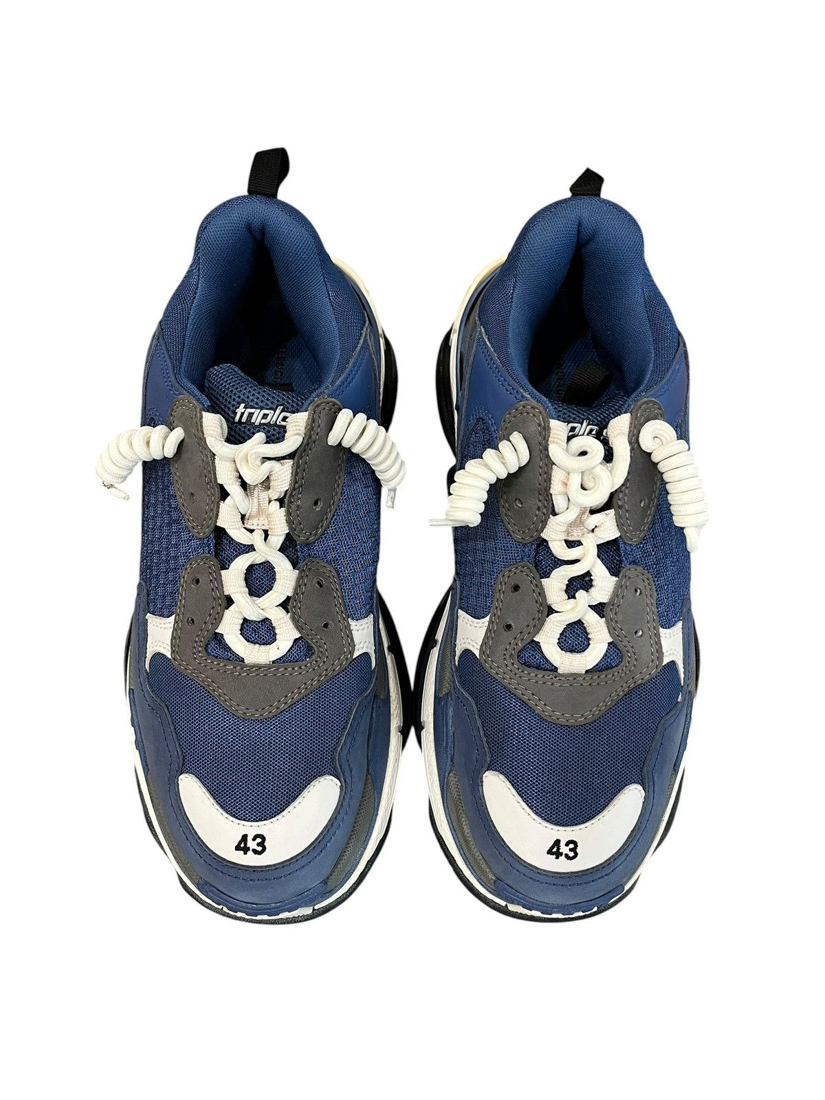 Balenciaga Balenciaga Triple S Cool Blue Grey Size US 10 / EU 43 - 4 Thumbnail