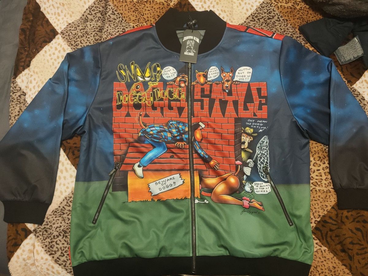 image of Snoop Dogg Zip Front Jacket 5Xl in Green, Men's (Size 2XL)