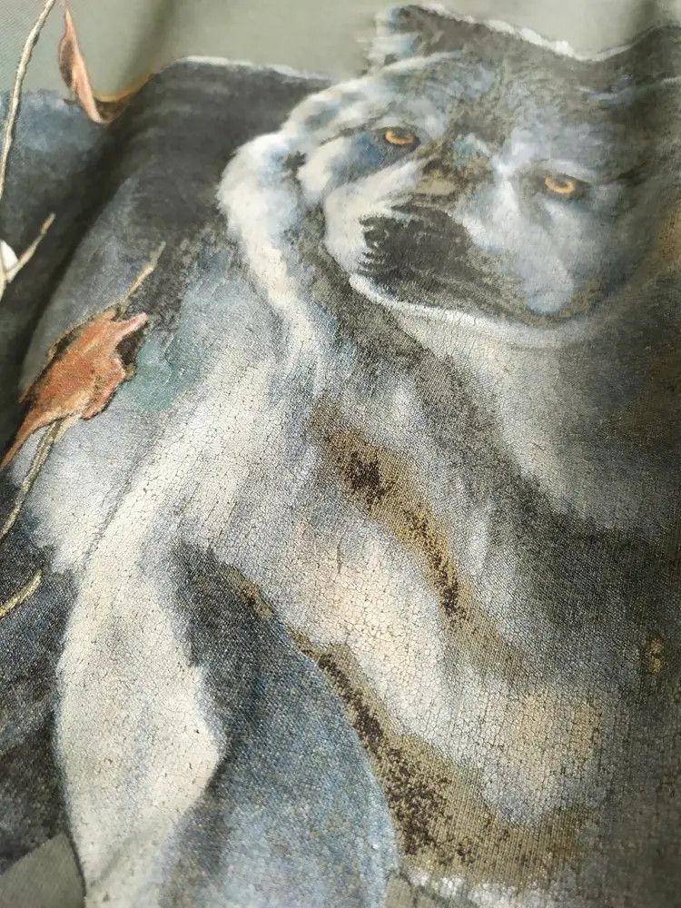Other Harlequin '93 Wolf art trashed t shirt Size US M / EU 48-50 / 2 - 4 Thumbnail