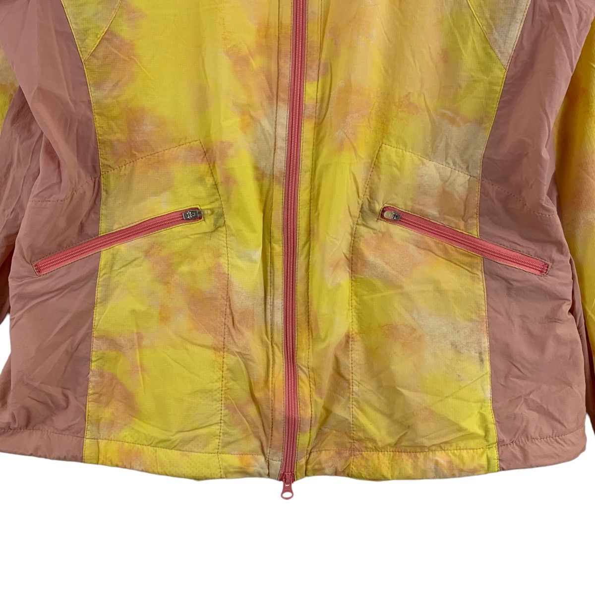 Anime ANIMA Overprint Design Yellow Hooded Windbreaker Light Size S / US 4 / IT 40 - 3 Thumbnail