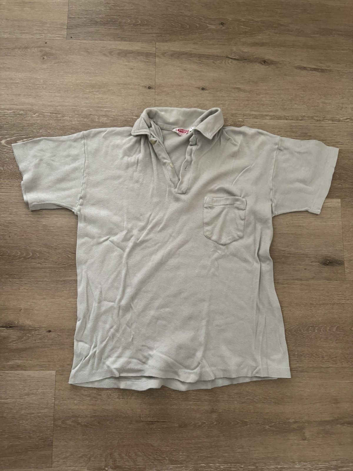 Japanese Brand × Pilgrim Surf + Supply × Vintage Vintage Pilgrim Surf Fitted Short Sleeve Polo Medium Size M / US 6-8 / IT 42-44 - 1 Thumbnail