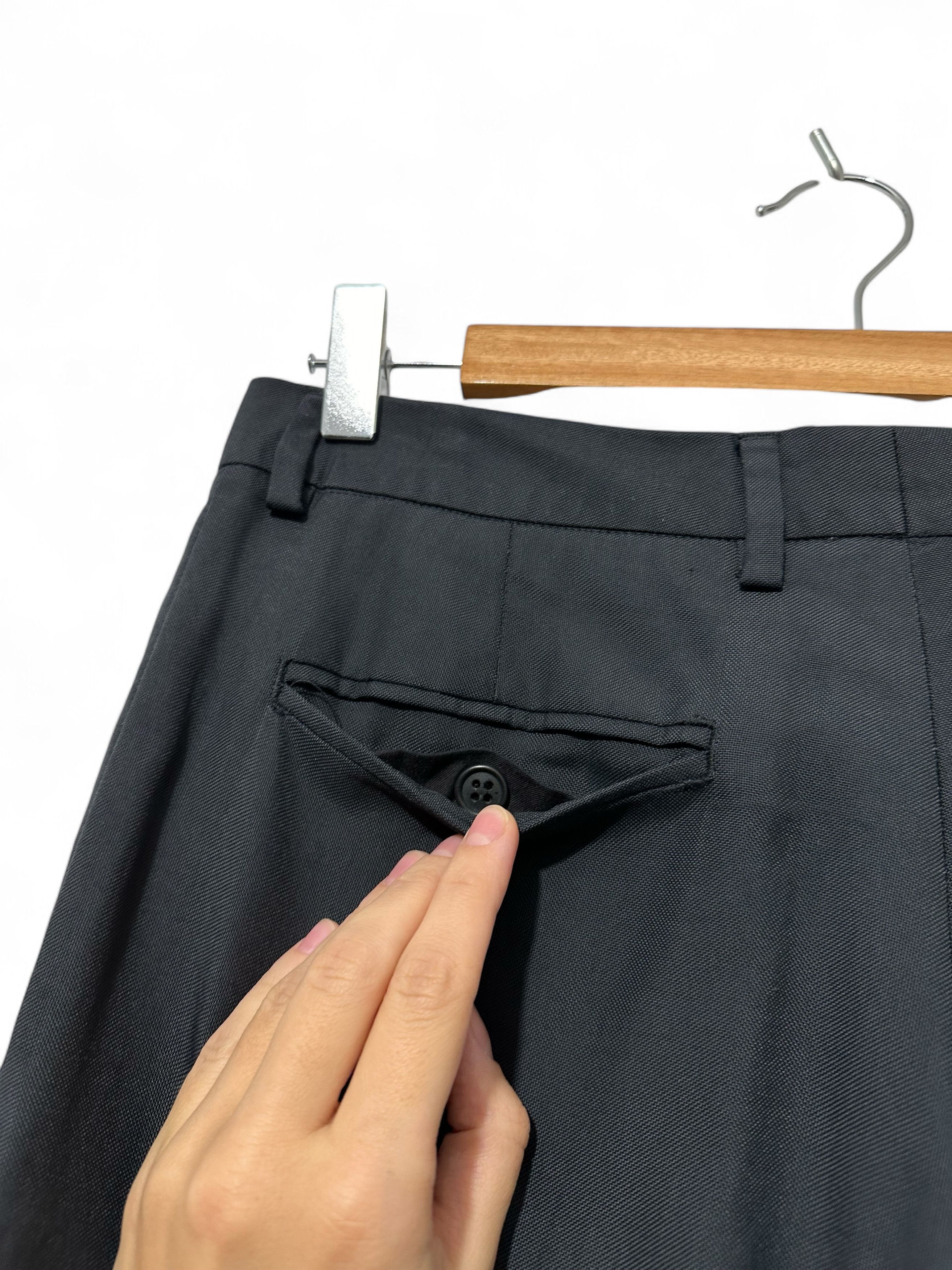 Maison Margiela Maison Martin Margiela 00s Pleated Cropped Trousers Size 26" / US 2 / IT 38 - 4 Thumbnail
