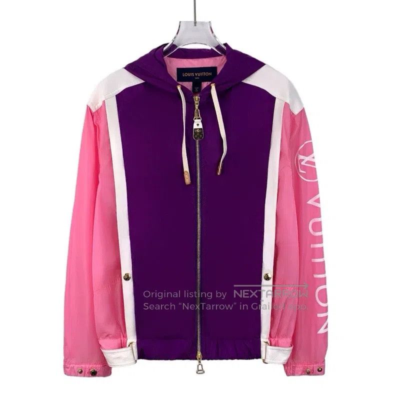 Louis Vuitton Louis Vuitton Color-block logo monogrammed hooded drawstri Size XS / US 0-2 / IT 36-38 - 1 Thumbnail