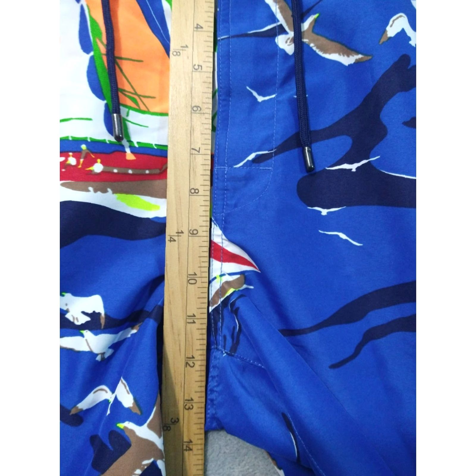 RLX Ralph Lauren RLX Ralph Lauren Shorts Mens 34 Blue Sailboat Board Swim Trunk Mid Rise Size US 34 / EU 50 - 4 Thumbnail
